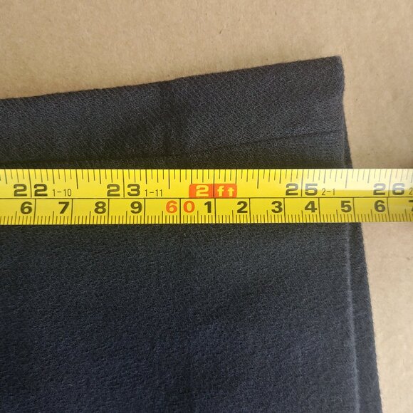 Vince wide leg cropped black cotton pants comfortable trousers sz 16 - Picture 8 of 12